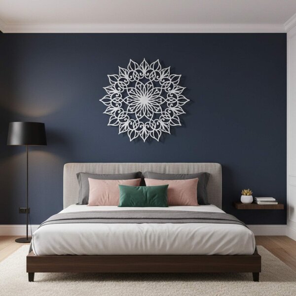 Dřevěná nástěnná dekorace Mandala Lotus | QUASAR: HDF - Javor 20 cm 4394-113018 HDF0247