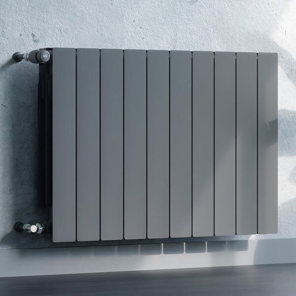 KFA Armatura ADR pokojový radiátor 57x32.2 cm podłączenie boční grafitová 763-040-61