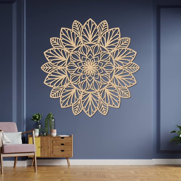 SENTOP | Mandala Květ života ze dřeva - Symbol harmonii pro váš domov | SENTOP HDF0255
