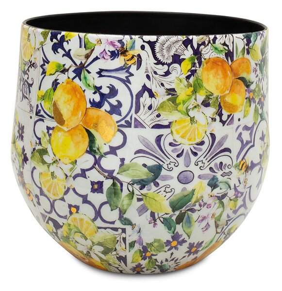 Květináče Lemon Fusion, Ø 33/27/23 cm, výška 29/25,5/22 cm Rozměry: Průměr 27 cm, Výška 25,5 cm