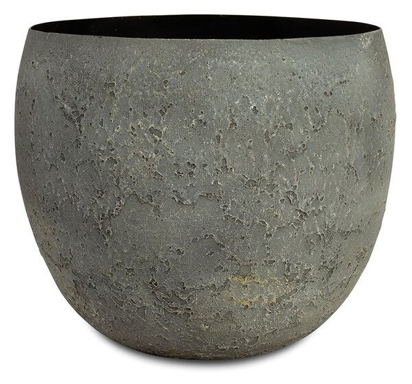 Polystone Ego Giant květináč Grey Rozměry: Průměr 39 cm, Výška 33 cm