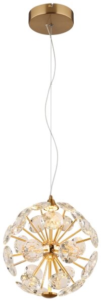 Globo 16047H - LED Lustr na lanku VIRINA LED/12W/230V 3000K zlatá