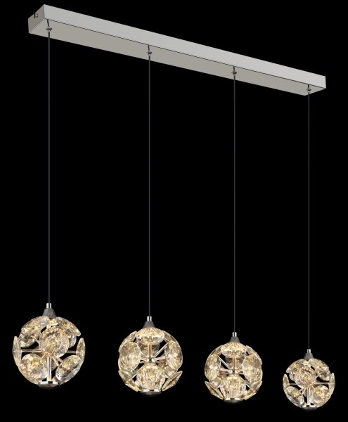Globo 16047-4HC - LED Lustr na lanku VIRINA LED/32W/230V