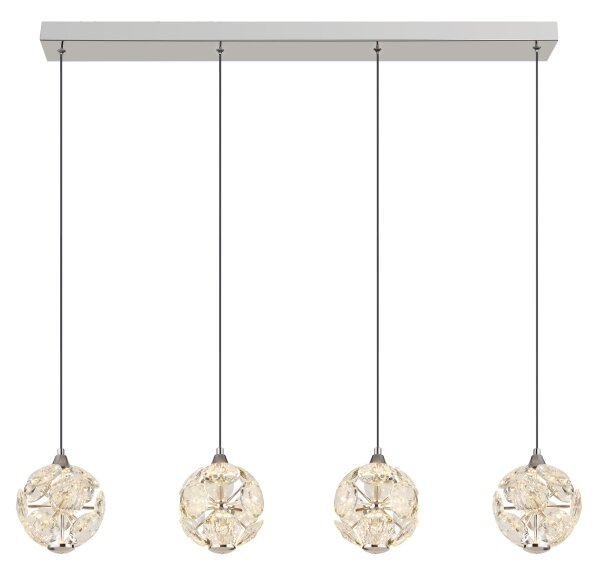 Globo 16047-4HC - LED Lustr na lanku VIRINA LED/32W/230V
