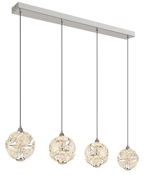 Globo 16047-4HC - LED Lustr na lanku VIRINA LED/32W/230V