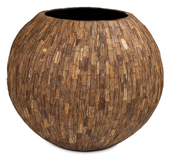 Woody květináč Globe, Ø 50/70 cm, výška 40/56 cm Rozměry: Průměr 70 cm, Výška 56 cm