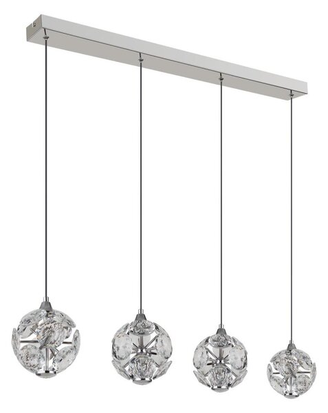 Globo 16047-4HC - LED Lustr na lanku VIRINA LED/32W/230V