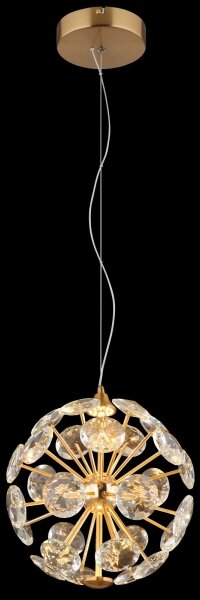Globo 16047H - LED Lustr na lanku VIRINA LED/12W/230V 3000K zlatá