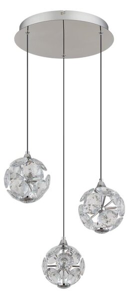 Globo 16047-3HC - LED Lustr na lanku VIRINA LED/24W/230V