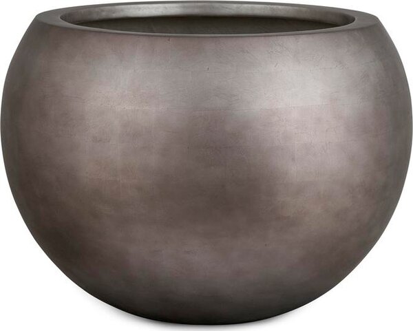 Květináč Royal, Globe, Ø 30/40/60 cm, výška 24/32/43 cm, champagne Rozměry: Průměr 40 cm, Výška 32 cm