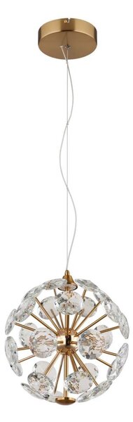 Globo 16047H - LED Lustr na lanku VIRINA LED/12W/230V 3000K zlatá
