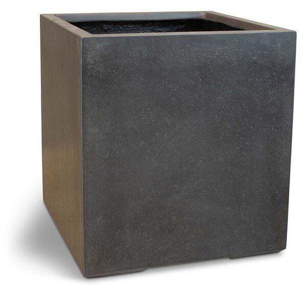 Roccastone přepážkový květináč, krychle, antracit/přírodní beton Barva květináče: Antracit, Rozměry: Délka, Šířka, Výška 50x50x54 cm