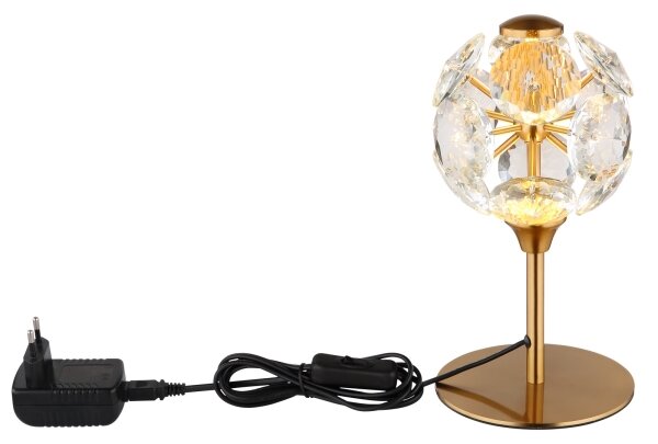 Globo 16047T - LED Stolní lampa VIRINA LED/8W/230V 3000K zlatá
