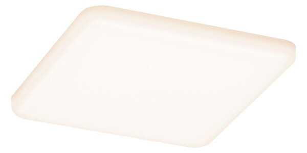 P 92394 LED vestavné svítidlo Veluna VariFit IP44 hranaté 125x125mm 8,5W 3.000K satén - PAULMANN
