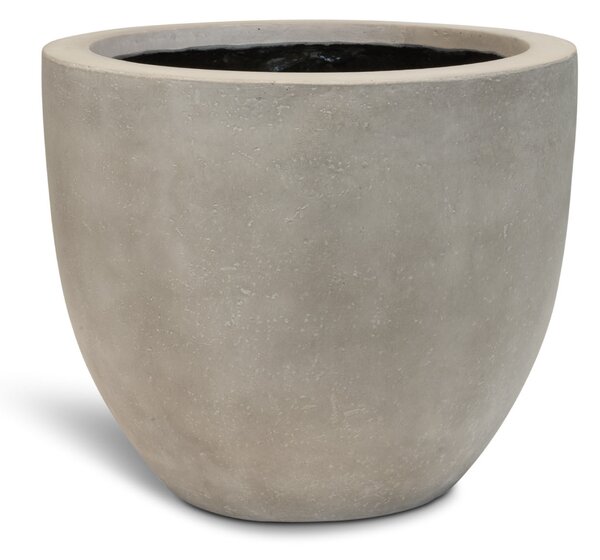 Roccastone Classic podlahový květináč, Ø 45/55 cm, výška 38/46 cm, přírodní beton/antracit Barva květináče: Přírodní beton, Rozměry: Průměr 45 cm,…