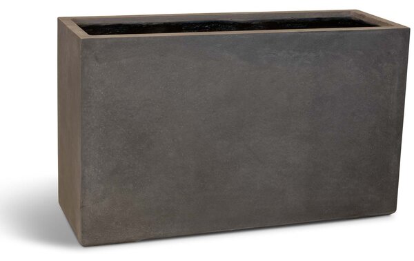 Roccastone přepážkový květináč, Kvádr, dxšxv 100/100 x 35/35 x 60/80 cm, antracit/přírodní beton Barva květináče: Antracit, Rozměry: Délka, Šířka,…