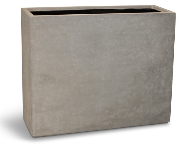 Roccastone přepážkový květináč, Kvádr, dxšxv 100/100 x 35/35 x 60/80 cm, antracit/přírodní beton Barva květináče: Přírodní beton, Rozměry: Délka,…