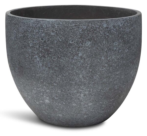 Gritto květináč, Ø 37/44/55 cm, výška 30/36/43,5 cm, šedý, antracitový Barva květináče: Antracitová, Rozměry: Průměr 55 cm, Výška 43,5 cm