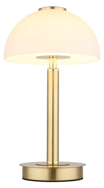 Globo 21953M - LED Stm dotyková stolní lampa ULDIN LED/7W/230V 3000K mosaz