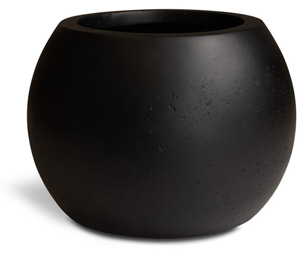 Květináč Polystone Globe, Ø 40/60/80 cm, výška 28,5/43/57 cm, krémový, šedý, antracitový Barva květináče: Antracitová, Rozměry: Průměr 40 cm, Výška…