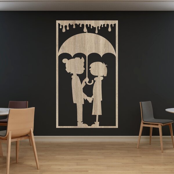 Romantický obraz na zeď - KMEST: HDF - Javor 60 x 34 cm 4419-101835 HDF0429