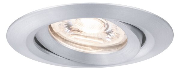 P 92974 LED vestavné svítidlo Nova mini Plus EasyDim výklopné 1x4,2W 2.700K hliník 230V - PAULMANN