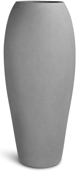 Květináč Polystone Essence, Ø 39/52 cm, výška 90/120 cm, krémový, šedý, antracitový Barva květináče: Šedá, Rozměry: Průměr 52 cm, Výška 120 cm