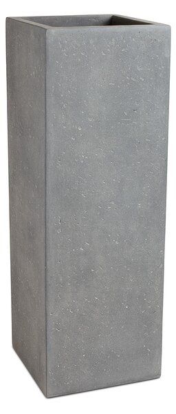 Polystone Square květináč Anthracite Barva květináče: Šedá, Rozměry: Délka, Šířka, Výška 35x35x100 cm