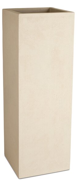 Polystone Square květináč Anthracite Barva květináče: Krémová, Rozměry: Délka, Šířka, Výška 40x40x120 cm