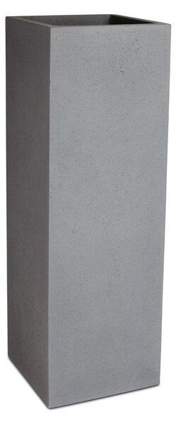 Polystone Square květináč Anthracite Barva květináče: Šedá, Rozměry: Délka, Šířka, Výška 40x40x120 cm