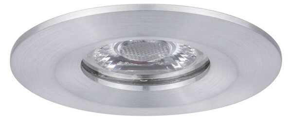 P 94304 LED vestavné svítidlo Nova mini nevýklopné IP44 1x4W 2.700K hliník broušený 230V - PAULMANN