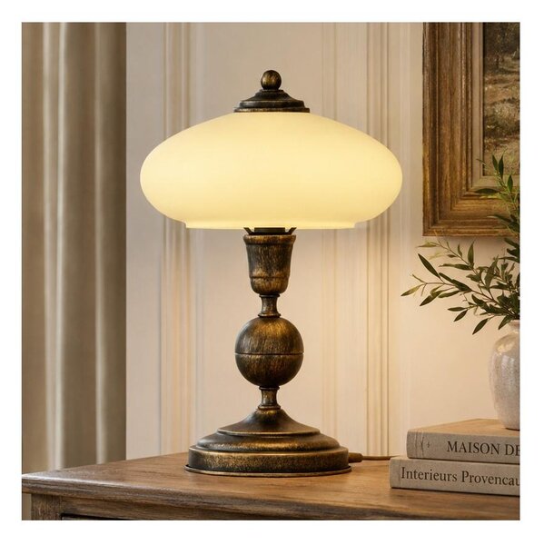 Brilagi - Stolní lampa MOLLERO 1xE14/11W/230V bronz/patina