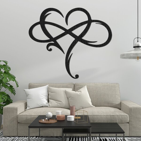 Dřevěný obraz na zeď motivem srdce | LOVE: HDF - Javor 30 x 26 cm 4424-87466 HDF0389