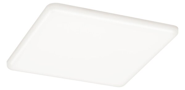 P 92398 LED vestavné svítidlo Veluna VariFit IP44 hranaté 185x185mm 17,5W 4.000K satén - PAULMANN