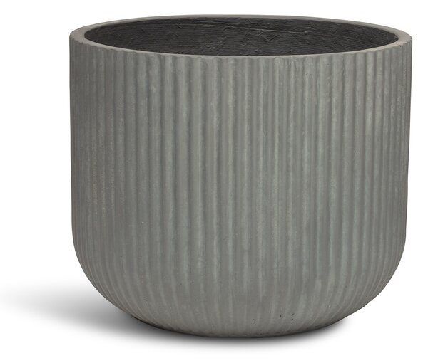 Linea květináč, Ø 37/44/55 cm, výška 30/36/43,5 cm, šedý, antracitový, krémový Barva květináče: Šedá, Rozměry: Průměr 37 cm, Výška 30 cm
