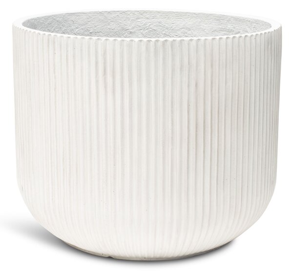 Linea květináč, Ø 37/44/55 cm, výška 30/36/43,5 cm, šedý, antracitový, krémový Barva květináče: Krémová, Rozměry: Průměr 55 cm, Výška 43,5 cm