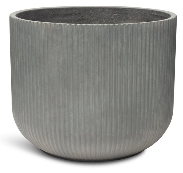Linea květináč, Ø 37/44/55 cm, výška 30/36/43,5 cm, šedý, antracitový, krémový Barva květináče: Šedá, Rozměry: Průměr 55 cm, Výška 43,5 cm