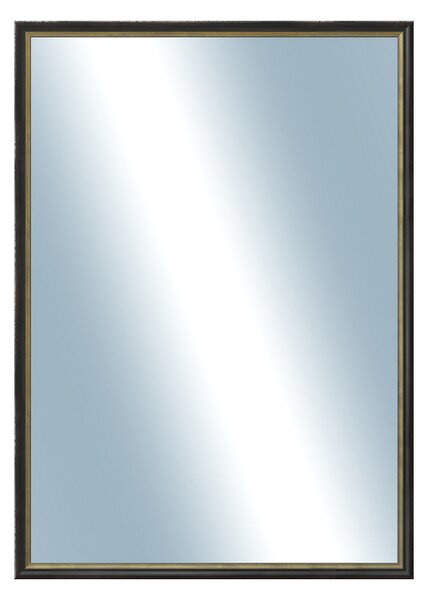 DANTIK - Zarámované zrcadlo - rozměr s rámem cca 50x70 cm z lišty Anversa piccola černá AU (3145)