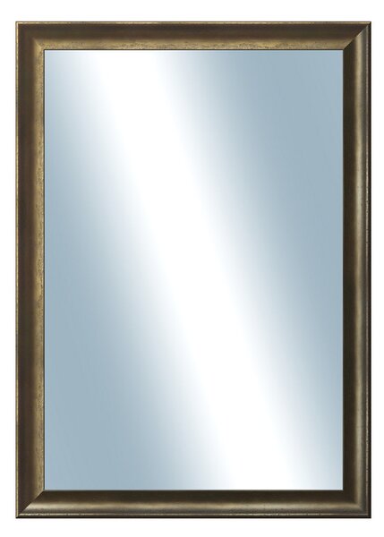 DANTIK - Zarámované zrcadlo - rozměr s rámem cca 50x70 cm z lišty Ferrosa bronzová (3143)