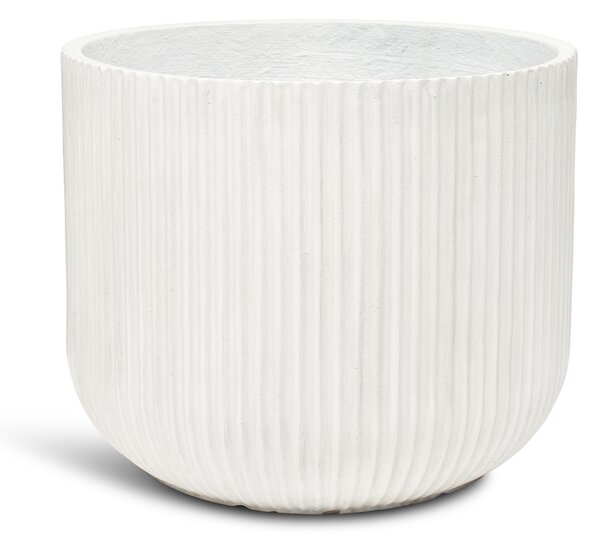 Linea květináč, Ø 37/44/55 cm, výška 30/36/43,5 cm, šedý, antracitový, krémový Barva květináče: Krémová, Rozměry: Průměr 44 cm, Výška 36 cm