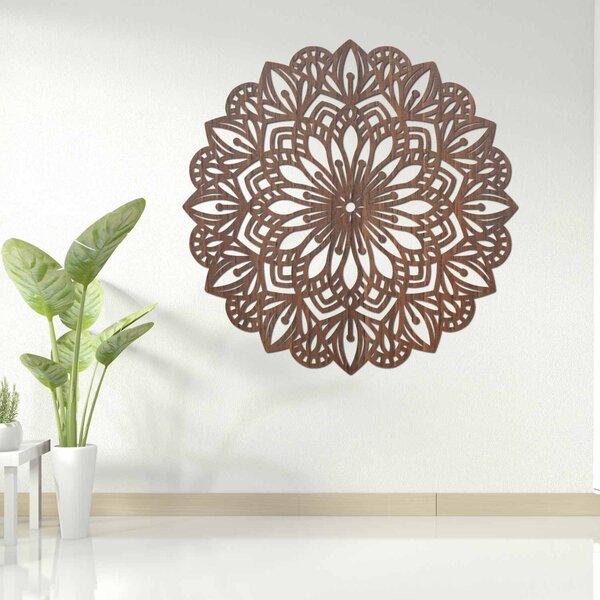 Dřevěná dekorace na stěnu mandala | PETALUM: HDF - Javor 20 cm 4430-88371 HDF0252