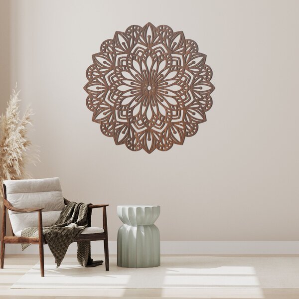 Dřevěná dekorace na stěnu mandala | PETALUM: HDF - Javor 20 cm 4430-88371 HDF0252