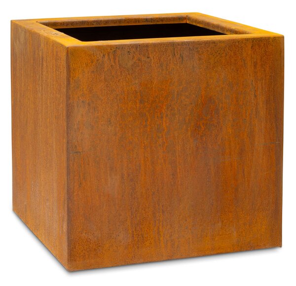 Květinová krychle Cortenová ocel, dxšxv 38/48/58/68/78 x 38/48/58/68/78 x 38/48/58/68/78cm Rozměry: Délka, Šířka, Výška 38x38x38 cm