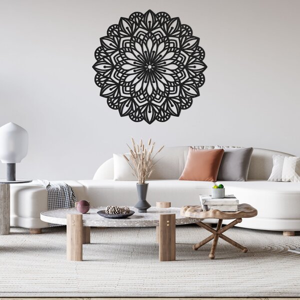 Dřevěná dekorace na stěnu mandala | PETALUM: HDF - Javor 20 cm 4430-88371 HDF0252