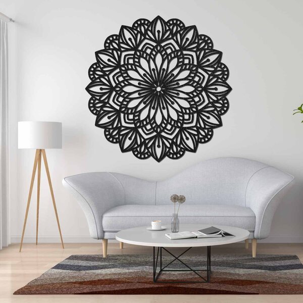 Dřevěná dekorace na stěnu mandala | PETALUM: HDF - Javor 20 cm 4430-88371 HDF0252