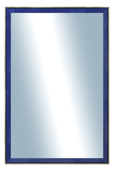 DANTIK - Zarámované zrcadlo - rozměr s rámem cca 40x60 cm z lišty Inclinata colori modrá (3139)