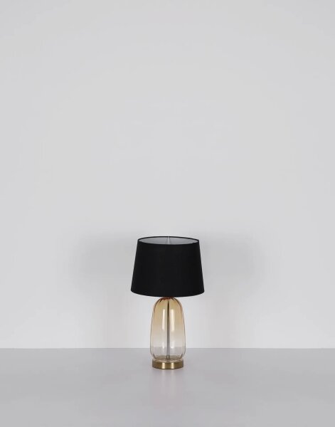 Globo 24142S - Stolní lampa CLASSY 1xE27/40W/230V černá/hnědá