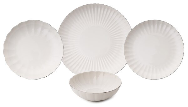 ASIR Porcelánová jídelní souprava LOTUS MINI 24 ks