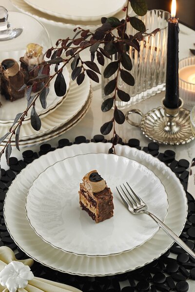 ASIR Porcelánová jídelní souprava LOTUS MINI 24 ks