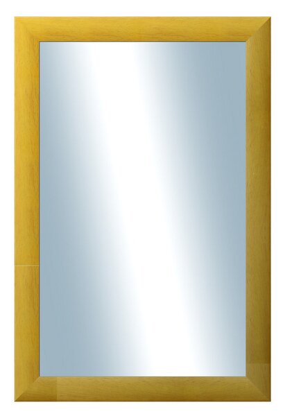 DANTIK - Zarámované zrcadlo - rozměr s rámem cca 40x60 cm z lišty LEDVINKA žlutá (1439)